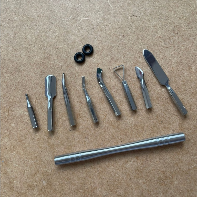 Kit Manicure 8 Em 1 Multifuncional Espátula D&Z Nail Beauty