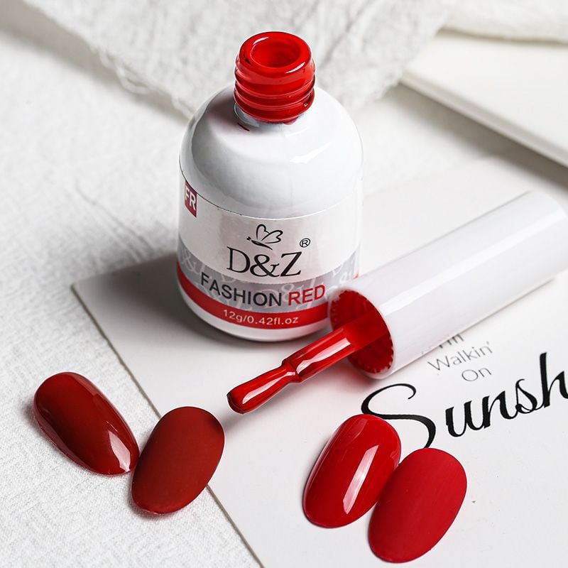 Esmalte Em Gel D&Z Coleção Fashion Luxo Linha Vermelho 12ml