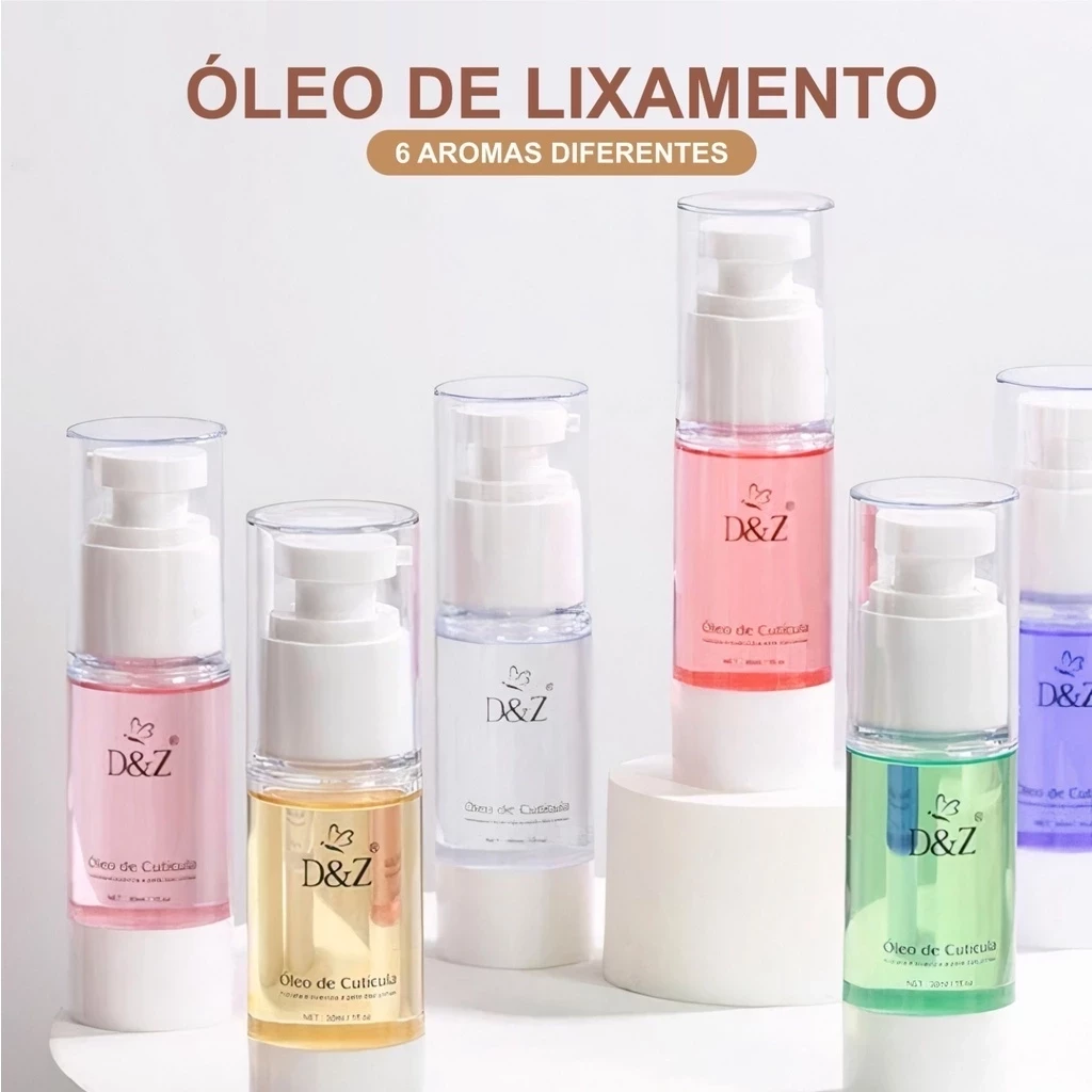 Óleo De Lixamento Duo Hidratante De Cutícula D&Z Óleo Para
