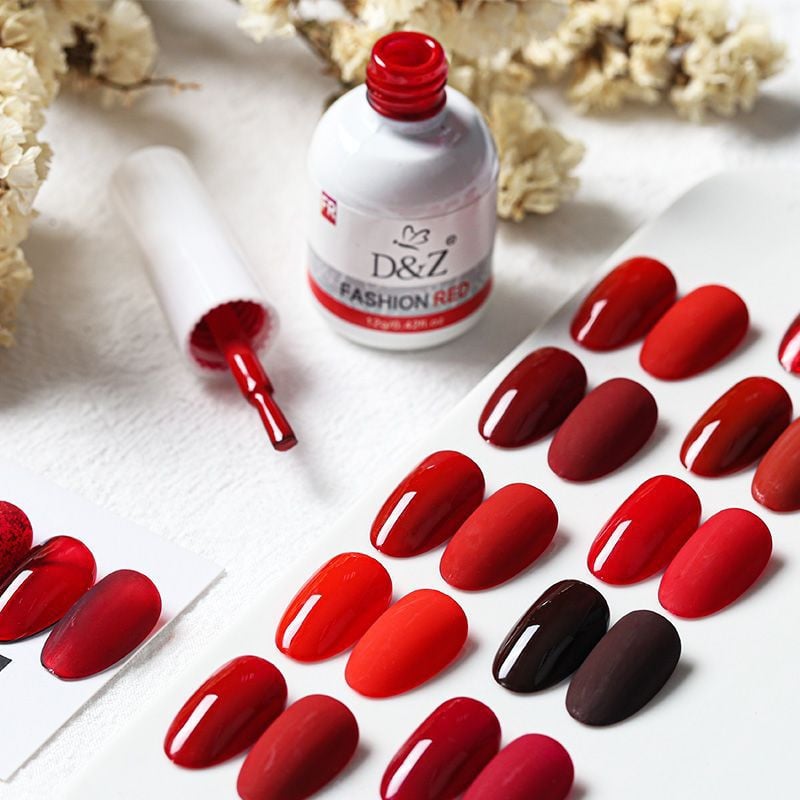 Mコスメティクス　4点セット Esmalte Em Gel D&Z Coleção Fashion Luxo Linha Vermelho 12ml